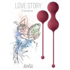 Набор вагинальных шариков Love Story Carmen Wine Red